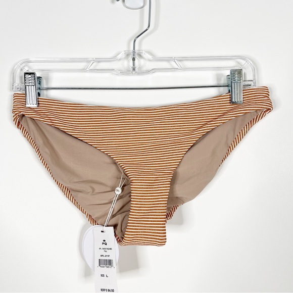 Pilyq Aperol Stripe Bandeau Two Piece Swimsuit - Picture 8 of 9